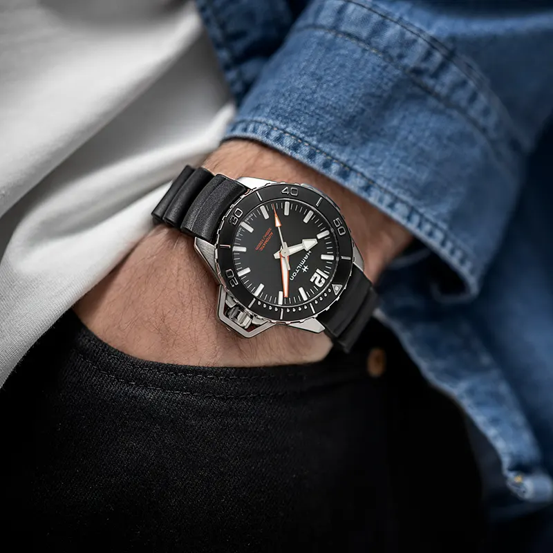 Hamilton Khaki Navy Frogman Auto Diver's Men's Watch- H77825330